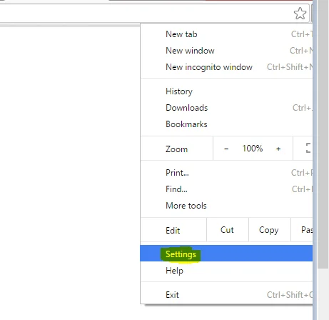To dissable in browse go to the setting