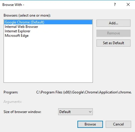 Browse With...