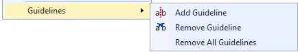 Add guidelines in Visual Studio 2017
